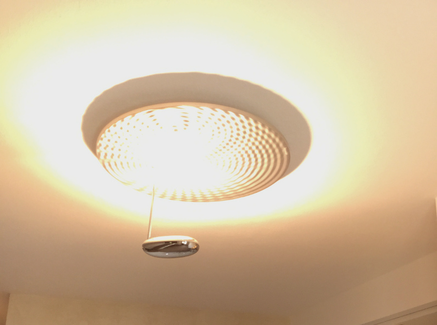 Una luce circolare come il sole